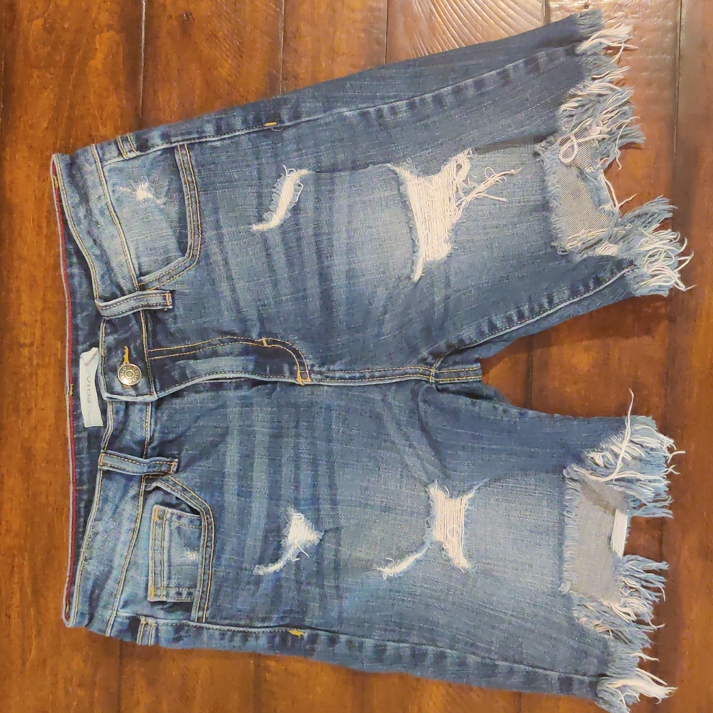 Cello distressed denim shorts